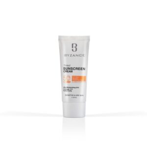 BYZANCE Tinted Sunscreen Cream SPF 50 Light Beige 10, dry skin