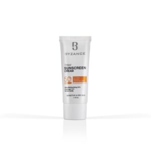 BYZANCE Tinted Sunscreen Cream SPF 50 Natural Beige 20, dry skin