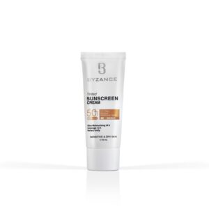 BYZANCE Tinted Sunscreen Cream SPF 50 Bronze Beige 40, dry skin