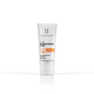 BYZANCE Tinted Sunscreen Fluid SPF 50 Light Beige 10, oily skin