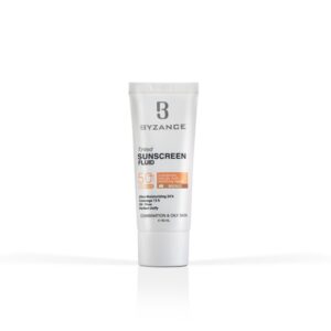 BYZANCE Tinted Sunscreen Fluid SPF 50 Bronze Beige 40, oily skin